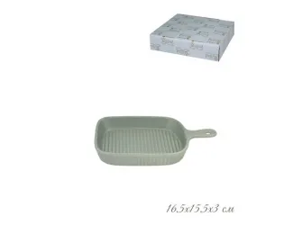 Форма для запекания с ручкой 16,5см Lenardi зелёный 108-882