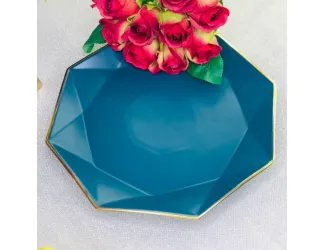 Набор тарелок 6шт 18,5см Lenardi бирюзовый 106-197