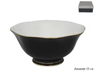 Салатник 15см Lenardi чёрный 108-331