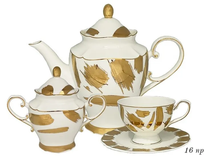 Чайный сервиз на 6 персон 16 предметов Lenardi 108-338