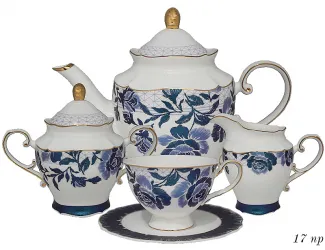 Чайный сервиз на 6 персон 17 предметов Lenardi 108-348