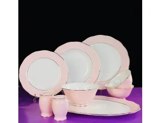 Обеденный сервиз 24предмета Lenardi Pink 108-362