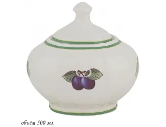 Сахарница 500 мл Lenardi  ФРУКТОВЫЙ САД 109-092