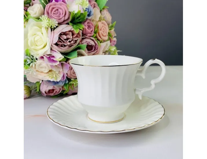 Набор чайных пар на 6 персон 12 предметов 250мл Lenardi 109-116