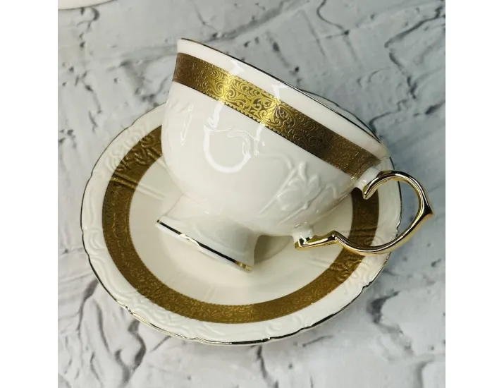 Набор чайных пар на 6 персон 12 предметов 230мл Lenardi 109-118