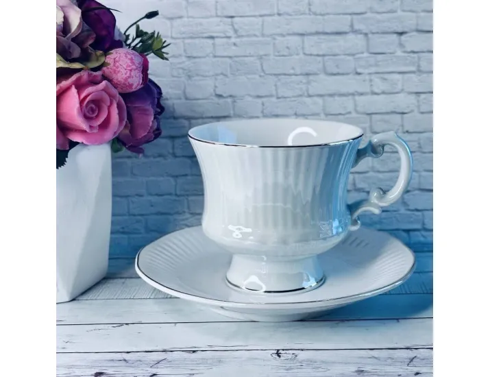 Набор чайных пар на 6 персон 12 предметов 240мл Lenardi 109-136