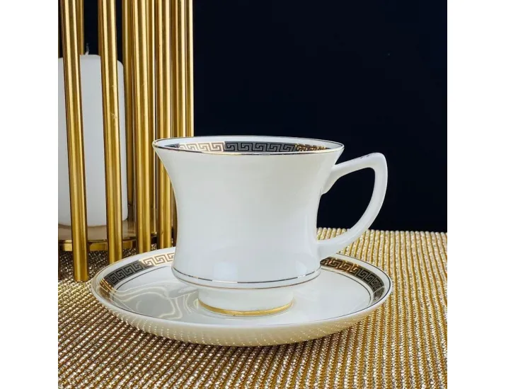 Набор чайных пар на 6 персон 12 предметов 300мл Lenardi 109-147