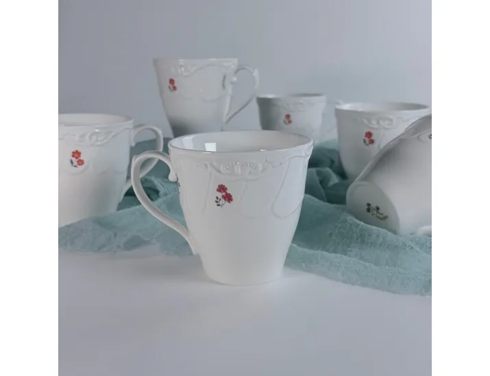 Набор из 6 кружек 355мл Lenardi  КРОКУС 109-304