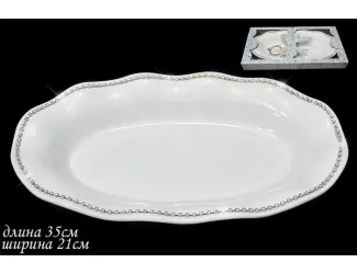 Овальное блюдо 35см.  АЛМАЗНАЯ ДОЛИНА 110088