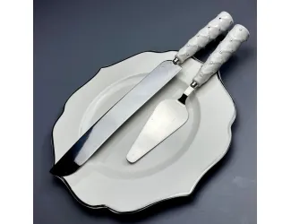 Набор для торта лопатка и нож СЕВЕРНОЕ СИЯНИЕ 110120