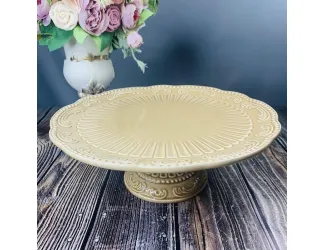 Тортовница 28 см на ножке  БАВАРИЯ в под.уп.(х4)Керамика