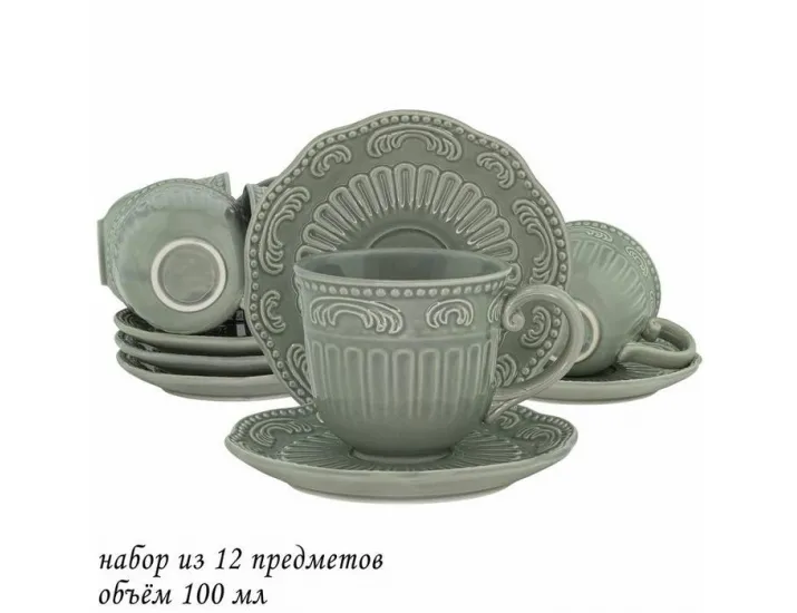 Кофейный набор 12пр. 110 мл Lenardi БАВАРИЯ 110445