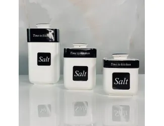 Набор из 3 банок 260 мл с ложками на подставке Lenardi 118-070