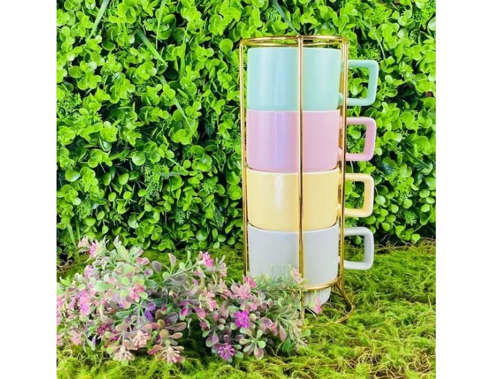 Набор из 4 кружек 320мл Lenardi 118-072