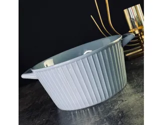 Салатник 18см с ручками Lenardi  ГРАФИТ