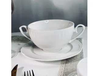 Бульонница 14см с блюдцем Lenardi Resto 118-144