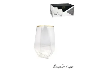 Набор из 6 стаканов для воды Lenardi 700мл Diamond 121-013