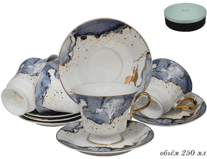 Набор чайных пар 12 предметов Lenardi 122-001