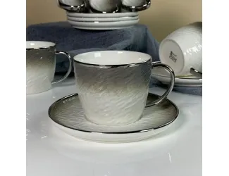 Чайный набор 12предметов 270мл Lenardi Toronto Grey 122-114