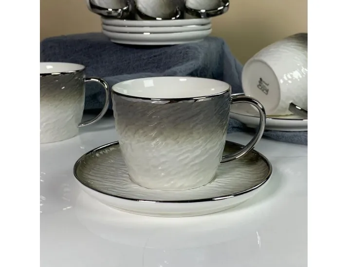 Чайный набор 12предметов 270мл Lenardi Toronto Grey 122-114