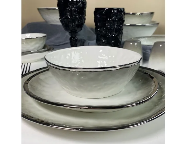 Набор из 2 салатников 15х14,5х7,5см Lenardi Toronto Grey 122-134