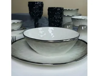 Набор из 2 салатников 17,5х17х6,5см Lenardi Toronto Grey 122-136