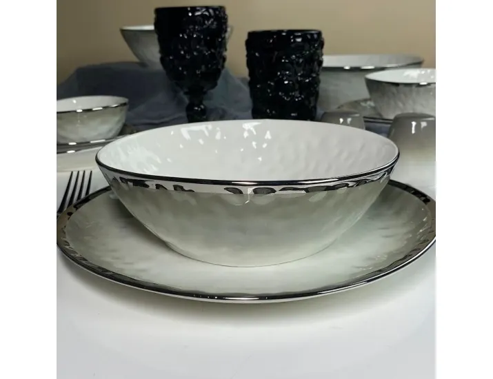 Набор из 2 салатников 20,5х8см Lenardi Toronto Grey 122-138