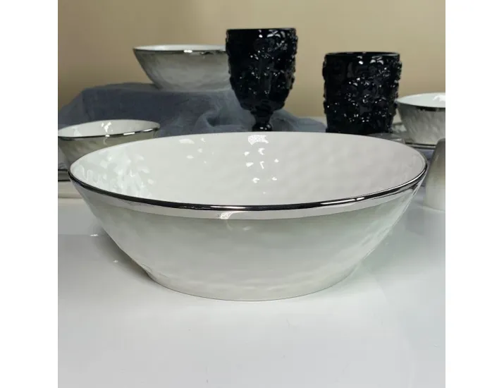 Салатник 25,5х24х8см Lenardi Toronto Grey 122-140