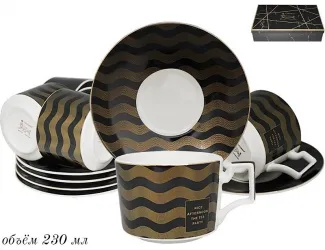 Набор чайных пар 12 предметов на 6 персон Lenardi 133-139