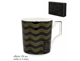 Набор кружек 6шт 350мл Lenardi 133-161