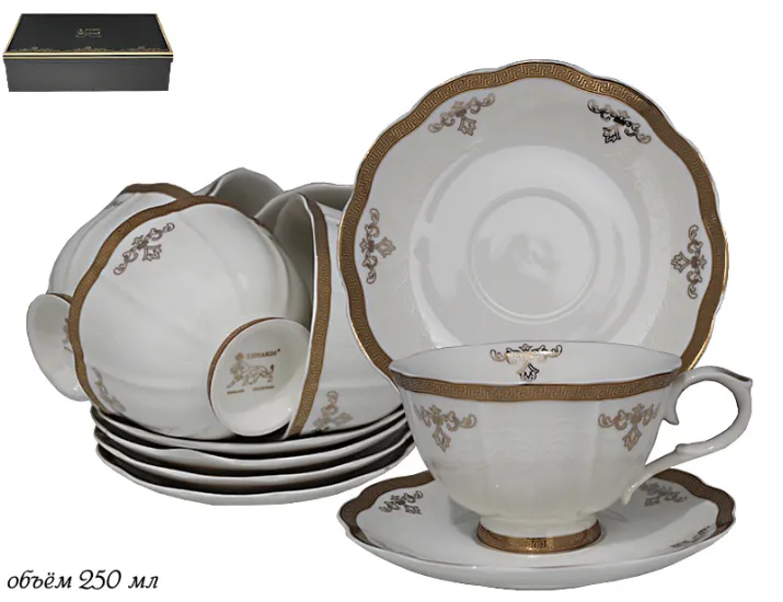 Набор чайных пар 12 предметов Lenardi 133-163