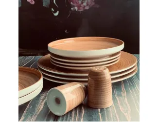 Столовый сервиз на 6 персон 20 предметов Lenardi Мадейра 133-234 коричневый