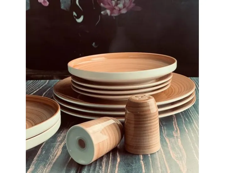 Столовый сервиз на 6 персон 20 предметов Lenardi Мадейра 133-234 коричневый