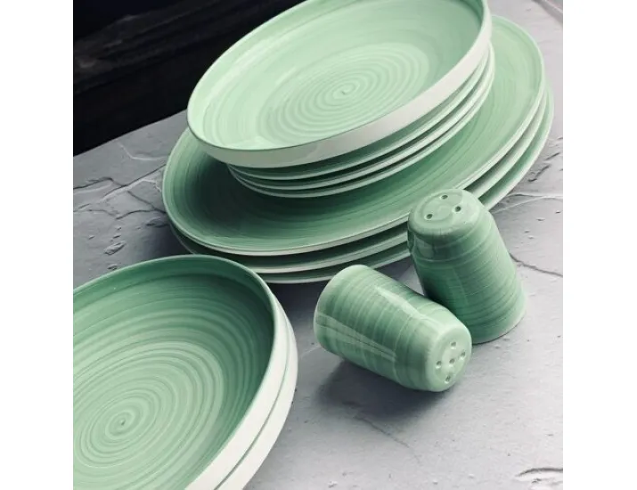 Столовый сервиз на 6 персон 20 предметов Lenardi Мадейра 133-237 зелёный