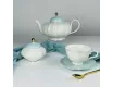 Чайный сервиз на 6 персон 14 предметов Lenardi 133-408 голубой