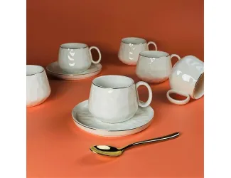 Набор чайных пар на 6 персон 12 предметов 240мл Lenardi 133-422