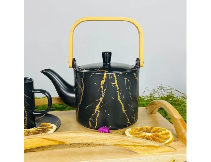 Чайник заварочный 800мл Lenardi 133-426 чёрный