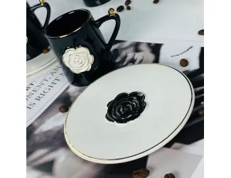 Набор кофейных пар на 6 персон 12 предметов 95мл Lenardi 133-454