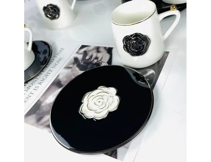 Набор чайных пар на 6 персон 12 предметов 220мл Lenardi 133-460