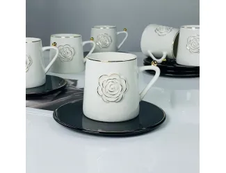 Набор чайных пар на 6 персон 12 предметов 220мл Lenardi 133-461