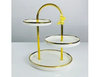 Трехъярусная этажерка Lenardi Лазурит 133-467