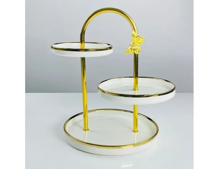 Трехъярусная этажерка Lenardi Лазурит 133-467