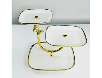 Трехъярусная этажерка Lenardi Лазурит 133-468