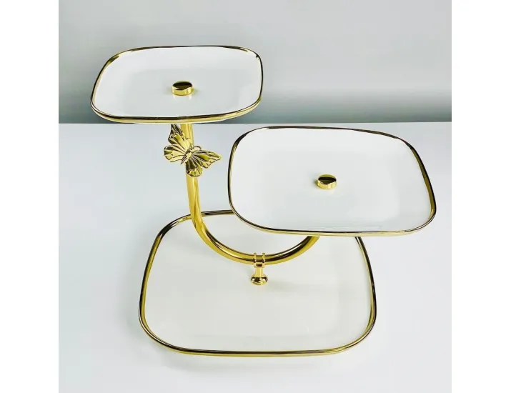 Трехъярусная этажерка Lenardi Лазурит 133-468