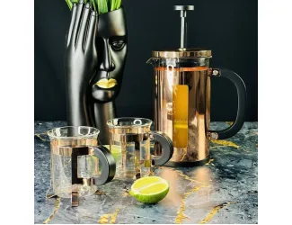 Френч-пресс 1000мл и 2 стакана 200мл Lenardi 139-034