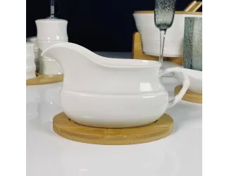 Соусник 360мл на подставке Lenardi Bamboo 140-180