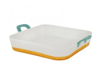 Квадратное блюдо для запекания 22см с ручками 142-068