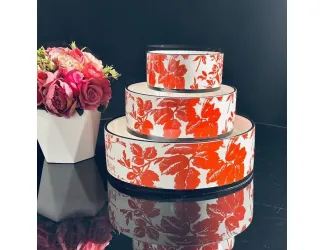 Набор из 3 салатников 21см,15,5см,10,5см Lenardi 142-082 красный