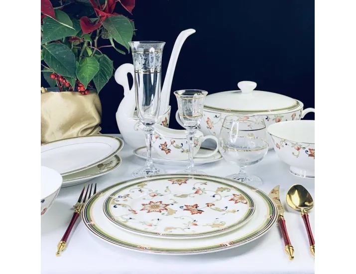 Обеденный сервиз на 12 персон 100 предметов Lenardi Кассиопея 145-381