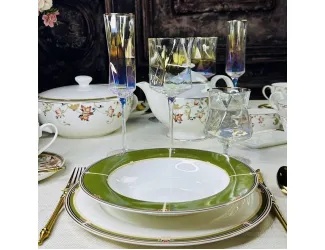 Набор из 6 глубоких тарелок 23см Lenardi Кассиопея 145-386